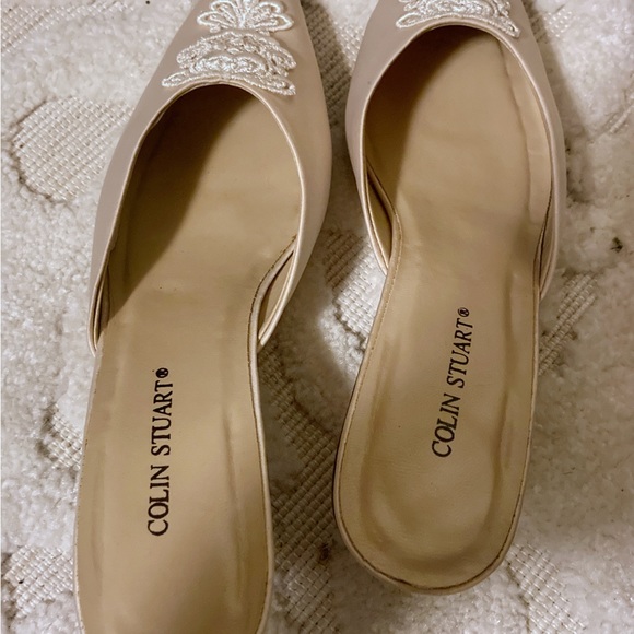 Vintage Y2K Custom Satin Mules - Picture 2 of 6